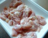ほっこり♡鶏肉とさつま芋の甘辛煮♪作り方1写真