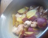 ほっこり♡鶏肉とさつま芋の甘辛煮♪作り方5写真