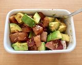 【簡単】切って混ぜて漬けるだけ！ポキ丼！作り方3写真