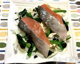歯周病予防にも！簡単！鮭のレンジ蒸し作り方4写真