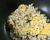 餅麦キヌアで♥️米抜きヘルシー炒飯作り方3写真