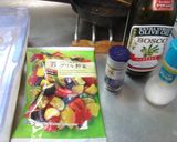 最速のコンビニの冷凍グリル野菜のパスタ作り方1写真