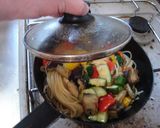 最速のコンビニの冷凍グリル野菜のパスタ作り方17写真