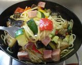 最速のコンビニの冷凍グリル野菜のパスタ作り方24写真