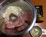 香味ペーストで決まり☆鶏ひき肉の磯辺焼き作り方1写真