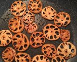 シャキもち～♡レンコンの胡麻照り焼き作り方4写真