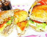 紅茶でバンズ♡モス風トマトハンバーガー★作り方13写真