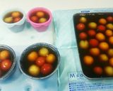 紅茶ミニトマト寒天、ハチミツ、アイス添え作り方13写真
