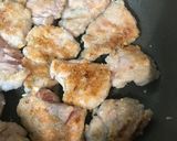 豚ヒレ肉ピリ辛味噌照り焼き作り方2写真