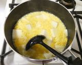 白だし豆腐の卵とじ。～風邪の時などにも～作り方5写真