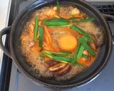 【簡単】お家で出来る旨辛キムチチゲうどん作り方3写真