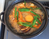【簡単】お家で出来る旨辛キムチチゲうどん作り方3写真