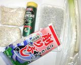大麦お好み焼き♪簡単に食物繊維作り方1写真