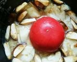まるしいたけとトマト丸ごと炊くだけピラフ作り方6写真