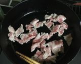 彩り野菜と豚肉と豆腐の卵とじ作り方2写真