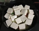 彩り野菜と豚肉と豆腐の卵とじ作り方4写真