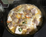 彩り野菜と豚肉と豆腐の卵とじ作り方5写真