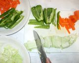 ケンミン焼きビーフン♪簡単海鮮野菜炒め作り方2写真