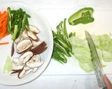 焼きうどん♪簡単シーフードしょうゆ味作り方3写真