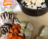 さつまいもの秋ポトフ 幼児食1歳半作り方1写真