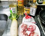 大根と豚バラ肉の炒め煮作り方1写真