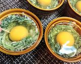 超簡単【ほうれん草のオイマヨ巣ごもり卵】作り方6写真