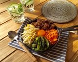 【簡単】スキレットde石焼きビビンバ♡作り方6写真