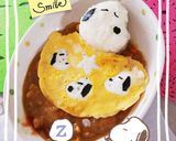 スヌーピーおにぎり❤カレー❤作り方8写真
