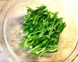 レンジで簡単！ピーマンの塩昆布ナムル作り方1写真