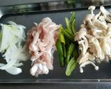 豚もも肉とししとうの炒め物作り方1写真