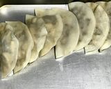 チーズと肉味噌の包み焼き作り方2写真