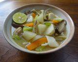 大分県名物やせうまのだんご汁作り方10写真