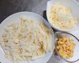 じゃがいもとコーンのカリカリ チーズ焼き作り方1写真
