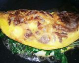 牛肉と豆苗のとんぺい焼き作り方5写真