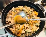 ストウブ 豚 モツ煮込み作り方6写真