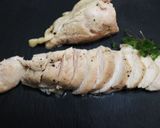 糖質オフ♪サラダチキン柿ソースかけ作り方1写真