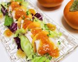 糖質オフ♪サラダチキン柿ソースかけ作り方8写真