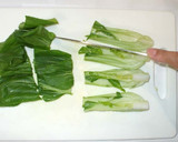 鶏もも肉と厚揚げの煮物♪簡単おかず青梗菜作り方2写真