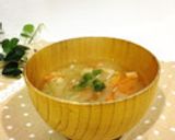 我が家の定番☆4つの具材の野菜スープ作り方9写真