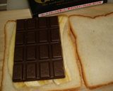 チョコとバナナのトーストサンド♡作り方2写真