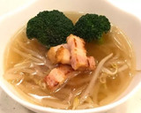 厚切りベーコンとレタトマの中華スープ！作り方7写真