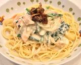 卵泡立てとチーズで、簡単濃厚カルボナーラ作り方10写真