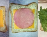 チーズハムサンドイッチ作り方3写真