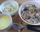 ☆男飯☆022 黒ごまアーリオオーリオ作り方8写真