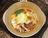 【一人鍋】たっぷり野菜とチキンの玉ねぎ鍋作り方7写真
