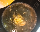 簡単♪もずくと卵の酸っぱいスープ♪作り方3写真