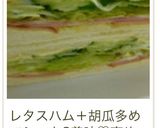 スライス胡瓜のサンドイッチ作り方18写真