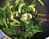 ５分で☆小松菜と油揚げのペペロンチーノ風作り方3写真