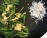 ５分で☆小松菜と油揚げのペペロンチーノ風作り方4写真