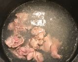 余った茹でうどんで、肉うどん味噌汁!作り方2写真